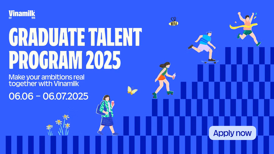Công ty sữa hàng đầu Việt Nam mở đơn tìm kiếm nhân lực tài năng trẻ
