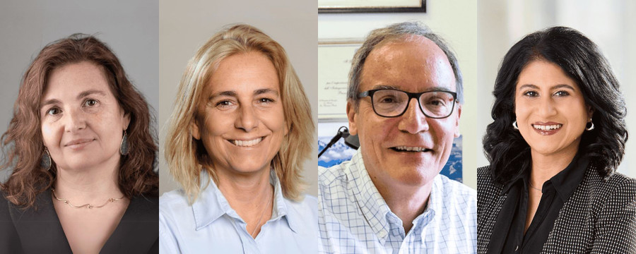 GS. Daniela Rus, GS. Ana Belén Elgoyhen, TS. Filippo Giorgi, TS. Jayshree Seth gia nhập Hội đồng VinFuture (từ trái qua phải)
