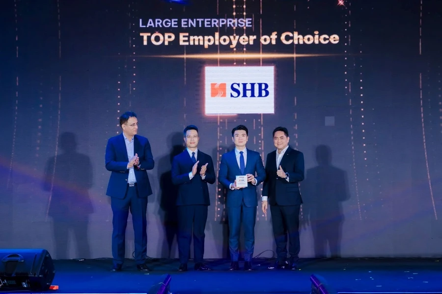 SHB được CareerViet vinh danh trong Top Nhà tuyển dụng được yêu thích nhất năm 2024.