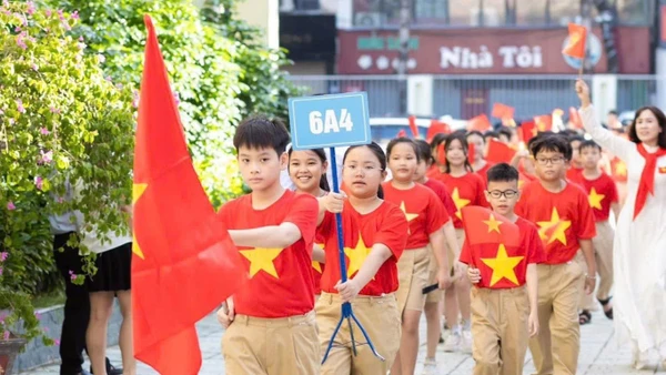 Trường THCS Thái Thịnh chào đón học sinh lớp 6 năm học 2025-2026.