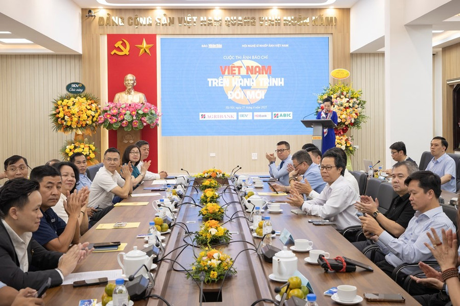 Quang cảnh lễ phát động cuộc thi.