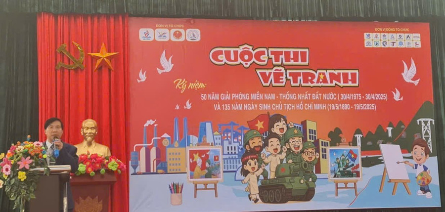 Đại diện BTC phát biểu tại Lễ phát động cuộc thi.