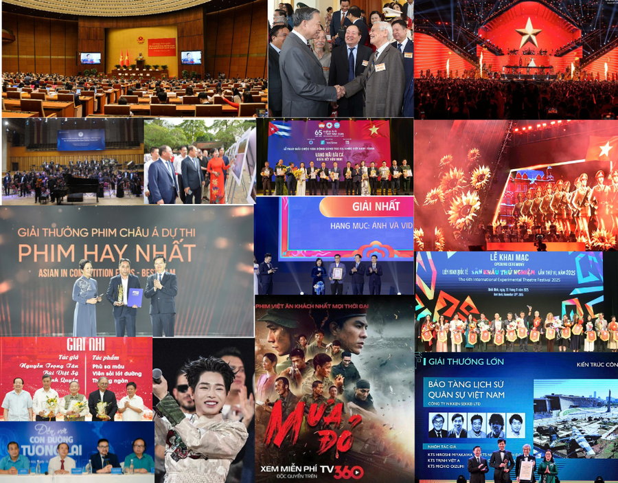 Năm 2025, các sự kiện văn học nghệ thuật diễn ra vô cùng sôi động.