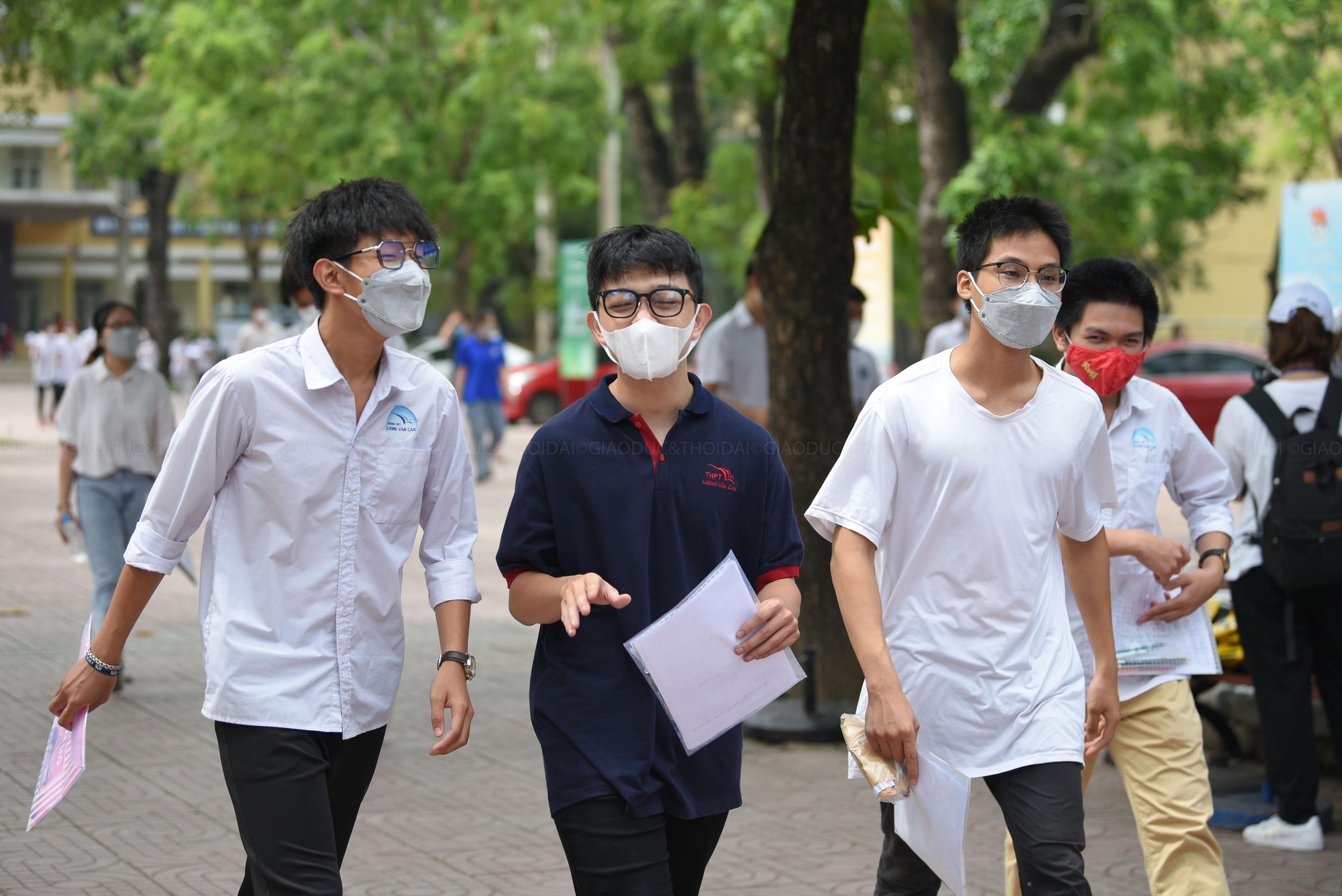 Nhiều em phấn khởi vì đã trúng tủ bài “Chiếc thuyền ngoài xa”.