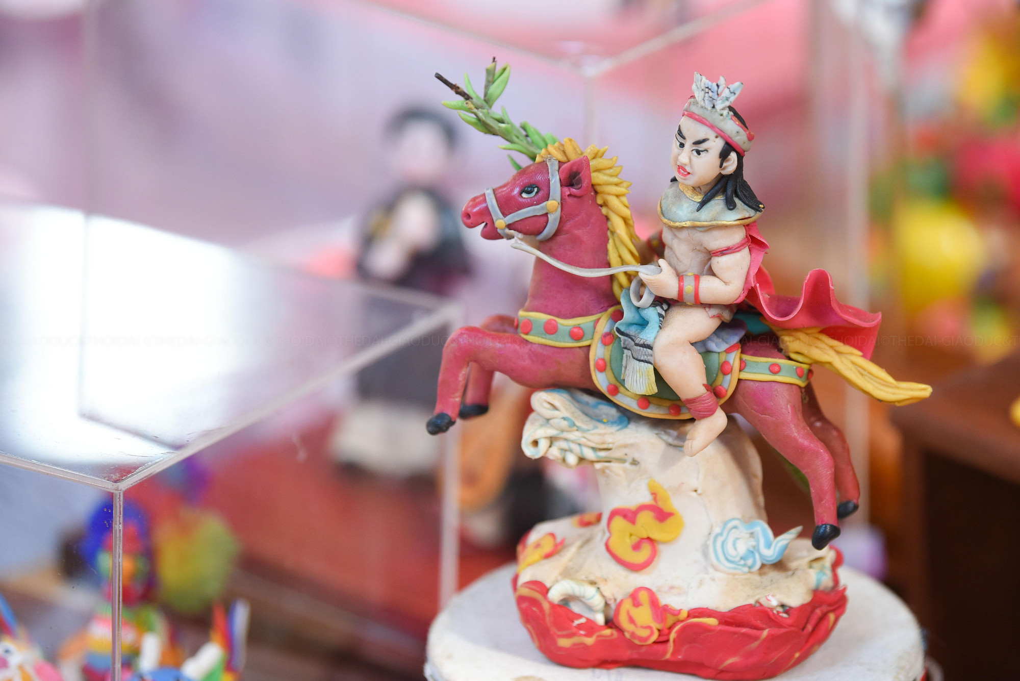 Tác phẩm tò he Thánh gióng.