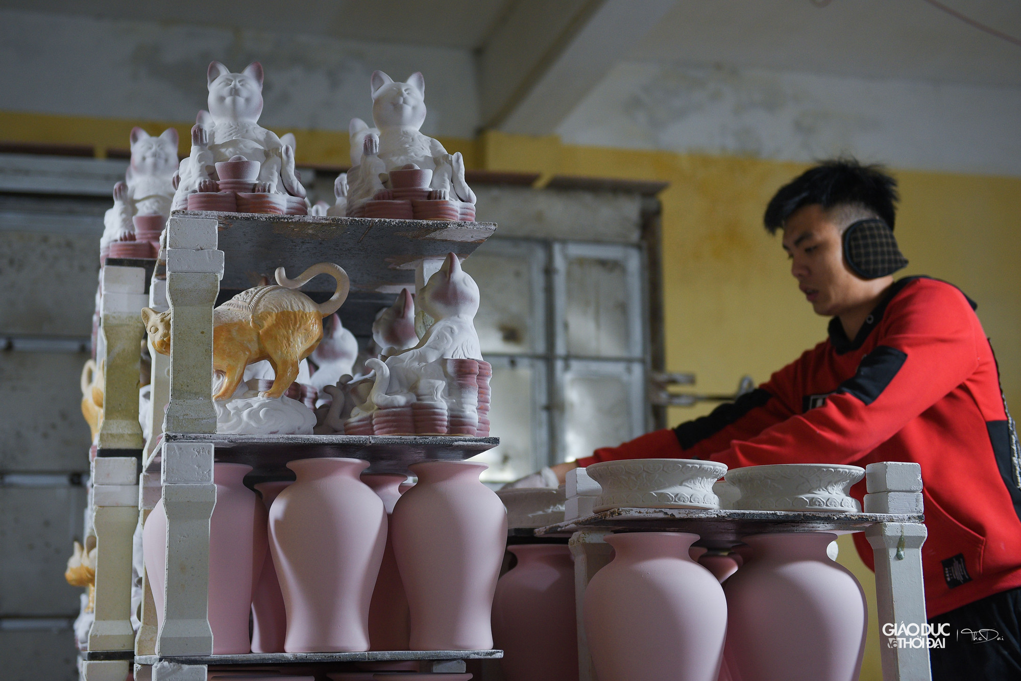 Sản phẩm sẽ được nung ở nhiệt độ 1.200 độ.