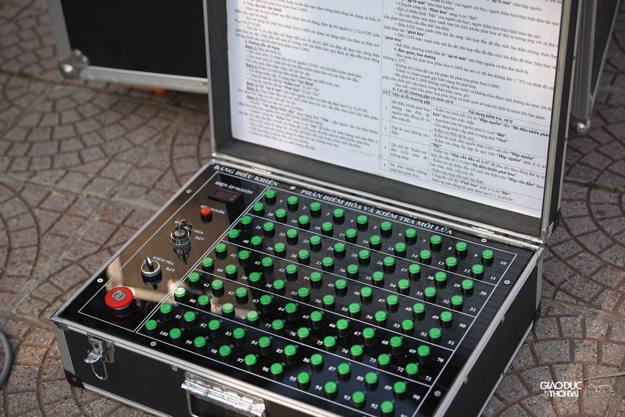 Đến thời điểm này kịch bản bắn pháo hoa đã hoàn tất.