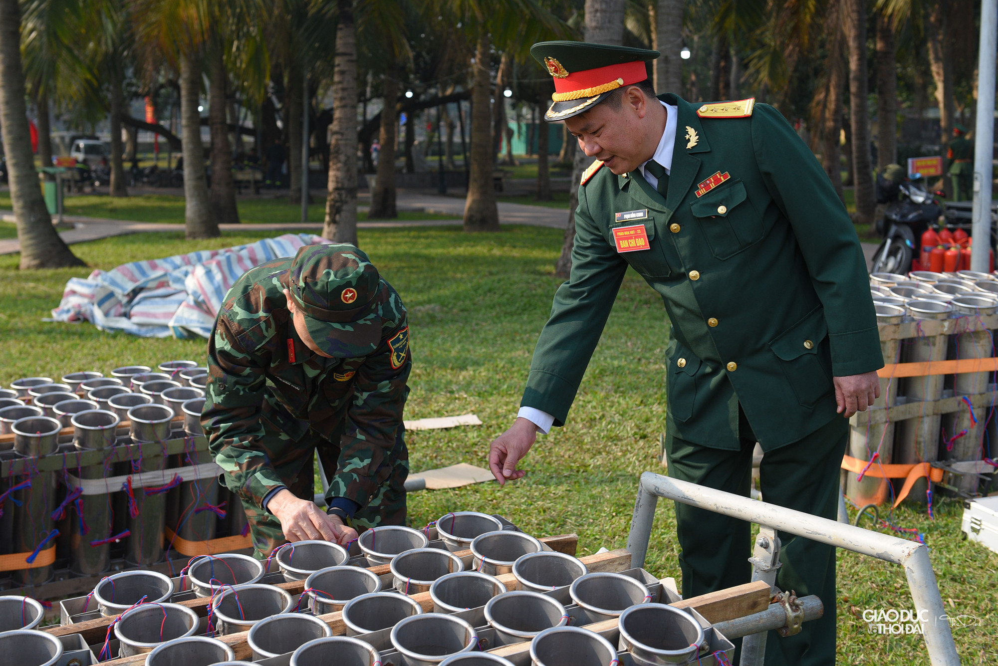 Mọi công tác chuẩn bị đang được các chiến sĩ gấp rút hoàn thiện.