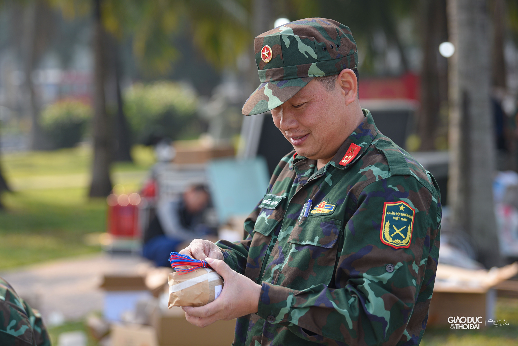Tại điểm bắn Công viên Thống Nhất đã sẵn sàng phục vụ người dân ngắm pháo hoa vào giao thừa.