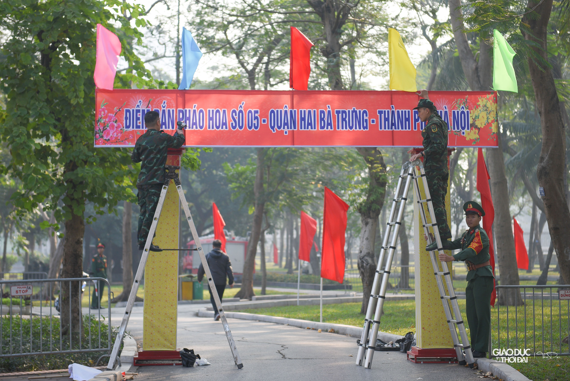 Năm nay, thành phố Hà Nội sẽ bắn pháo hoa đón giao thừa Tết Quý Mão 2023 tại 30 điểm với 31 trận địa.