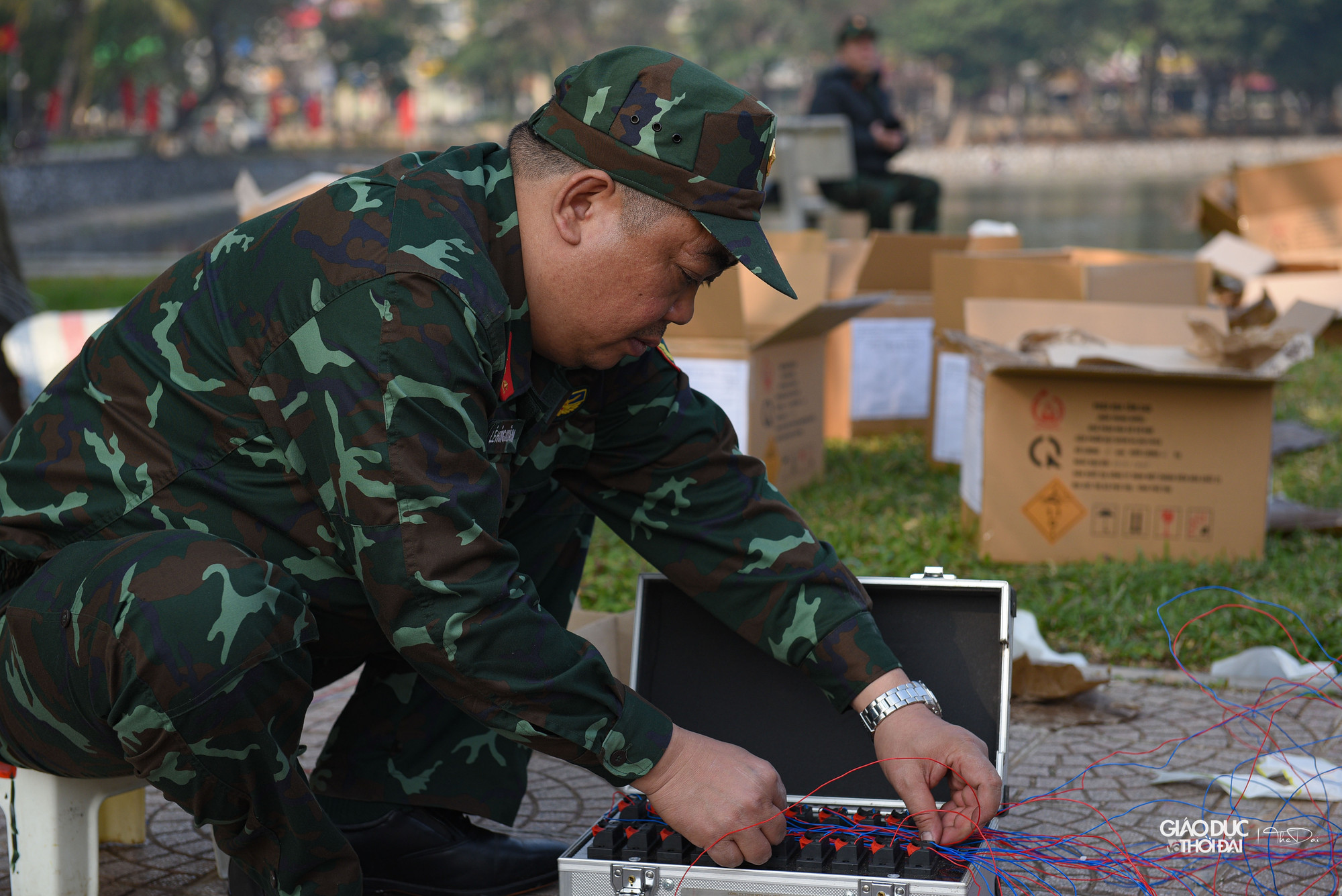 Mọi công tác chuẩn bị đang được các chiến sĩ gấp rút hoàn thiện.