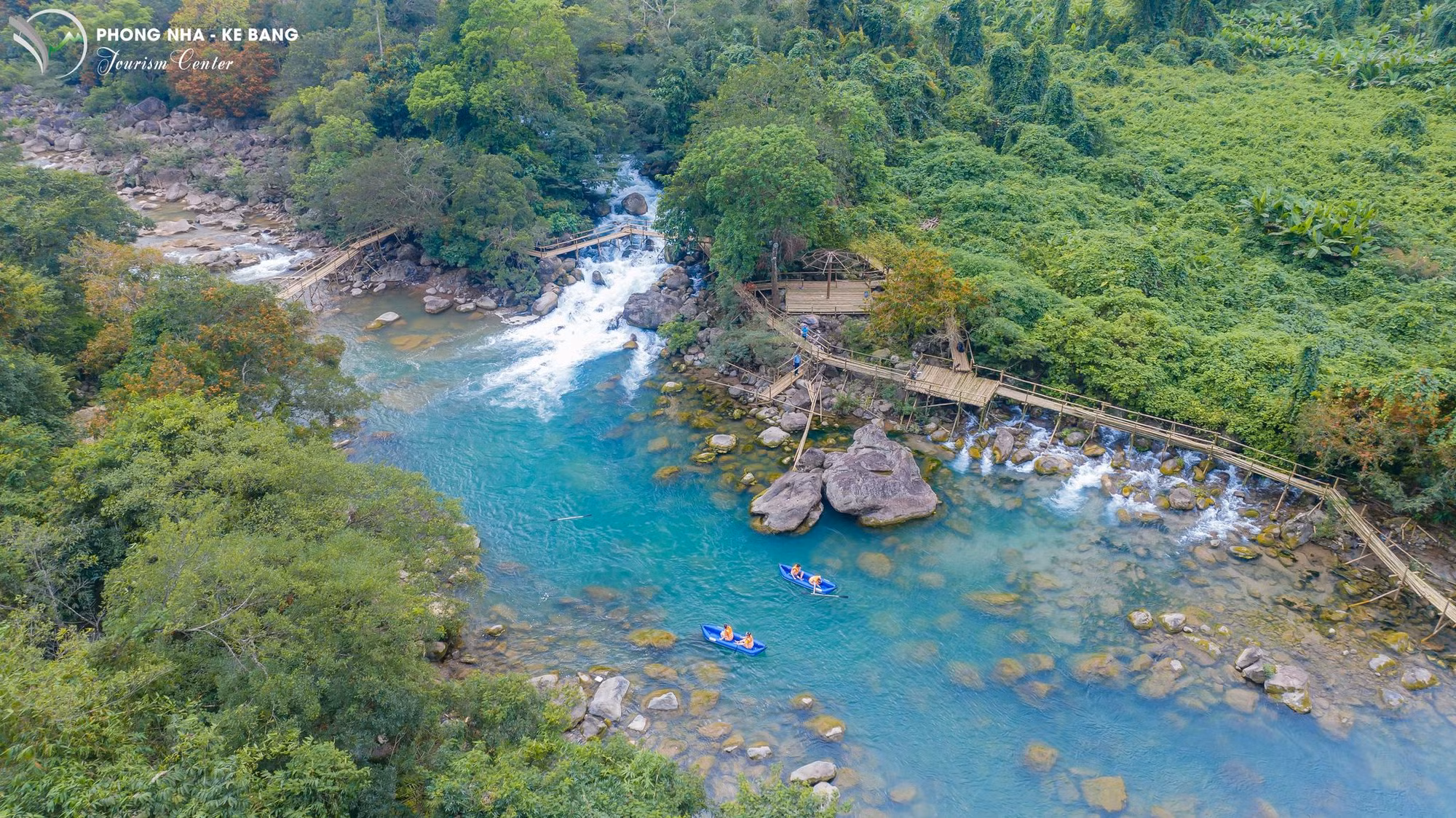 Không gian thơ mộng ở Ghềnh Chụm, thuộc điểm du lịch suối nước Moọc.