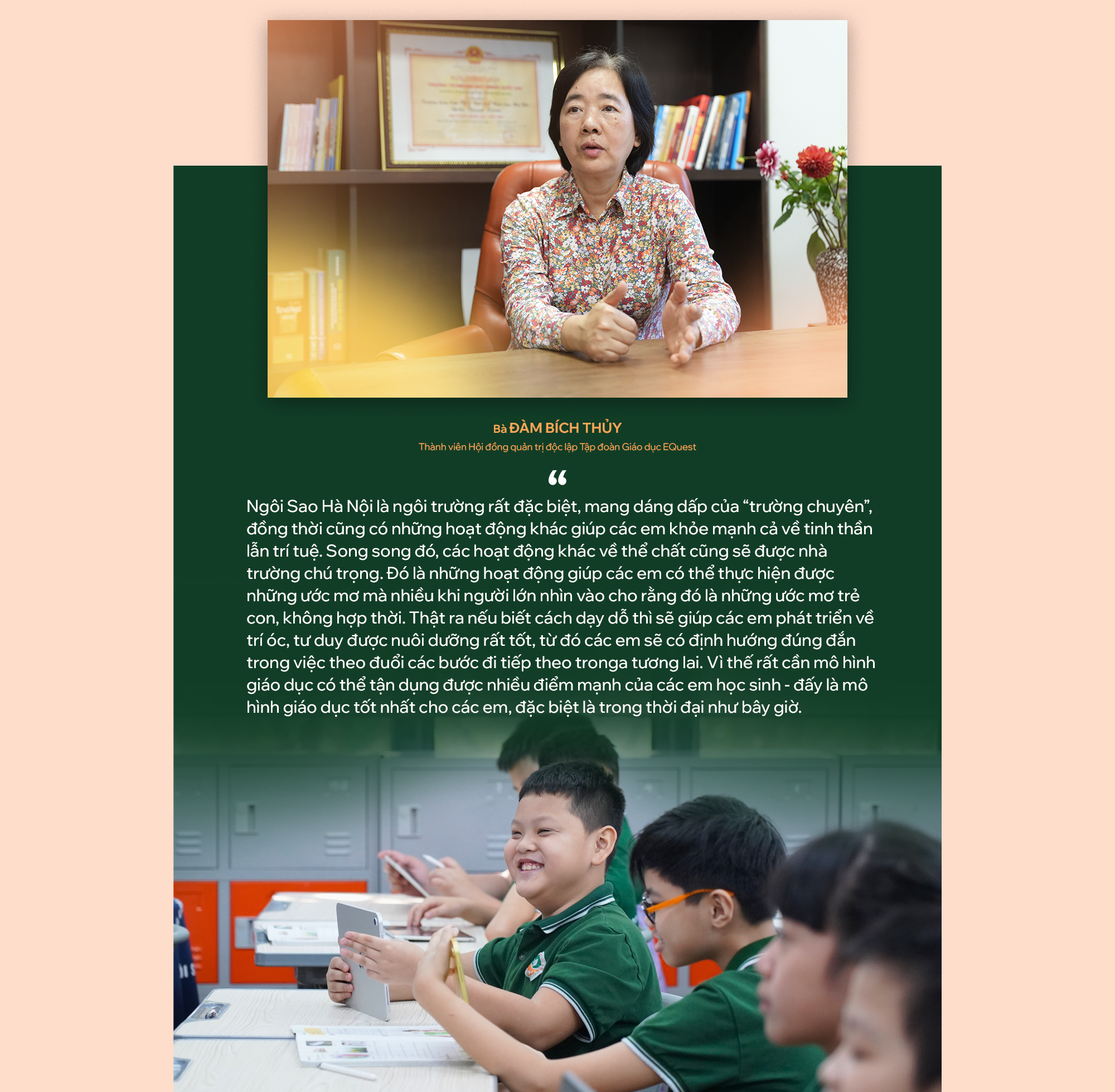 Để đẩy mạnh hơn nữa việc “chắp cánh” cho các con, nhà trường tổ chức Học bổng Ngôi Sao Hà Nội để khuyến khích, động viên và trao cơ hội học tập cho những học sinh xuất sắc trên địa bàn cả nước. Đến nay, Học bổng Ngôi Sao Hà Nội đã được tổ chức 12 năm liên tiếp, nhận được sự quan tâm và chờ đón của hàng nghìn phụ huynh, học sinh. Đây cũng là cơ hội cho Ngôi Sao Hà Nội tìm kiếm những tài năng để “ươm mầm” và giúp các em phát huy tối đa năng lực của mình. Để đẩy mạnh hơn nữa việc “chắp cánh” cho các con, nhà trường tổ chức Học bổng Ngôi Sao Hà Nội để khuyến khích, động viên và trao cơ hội học tập cho những học sinh xuất sắc trên địa bàn cả nước. Đến nay, Học bổng Ngôi Sao Hà Nội đã được tổ chức 12 năm liên tiếp, nhận được sự quan tâm và chờ đón của hàng nghìn phụ huynh, học sinh. Đây cũng là cơ hội cho Ngôi Sao Hà Nội tìm kiếm những tài năng để “ươm mầm” và giúp các em phát huy tối đa năng lực của mình.
