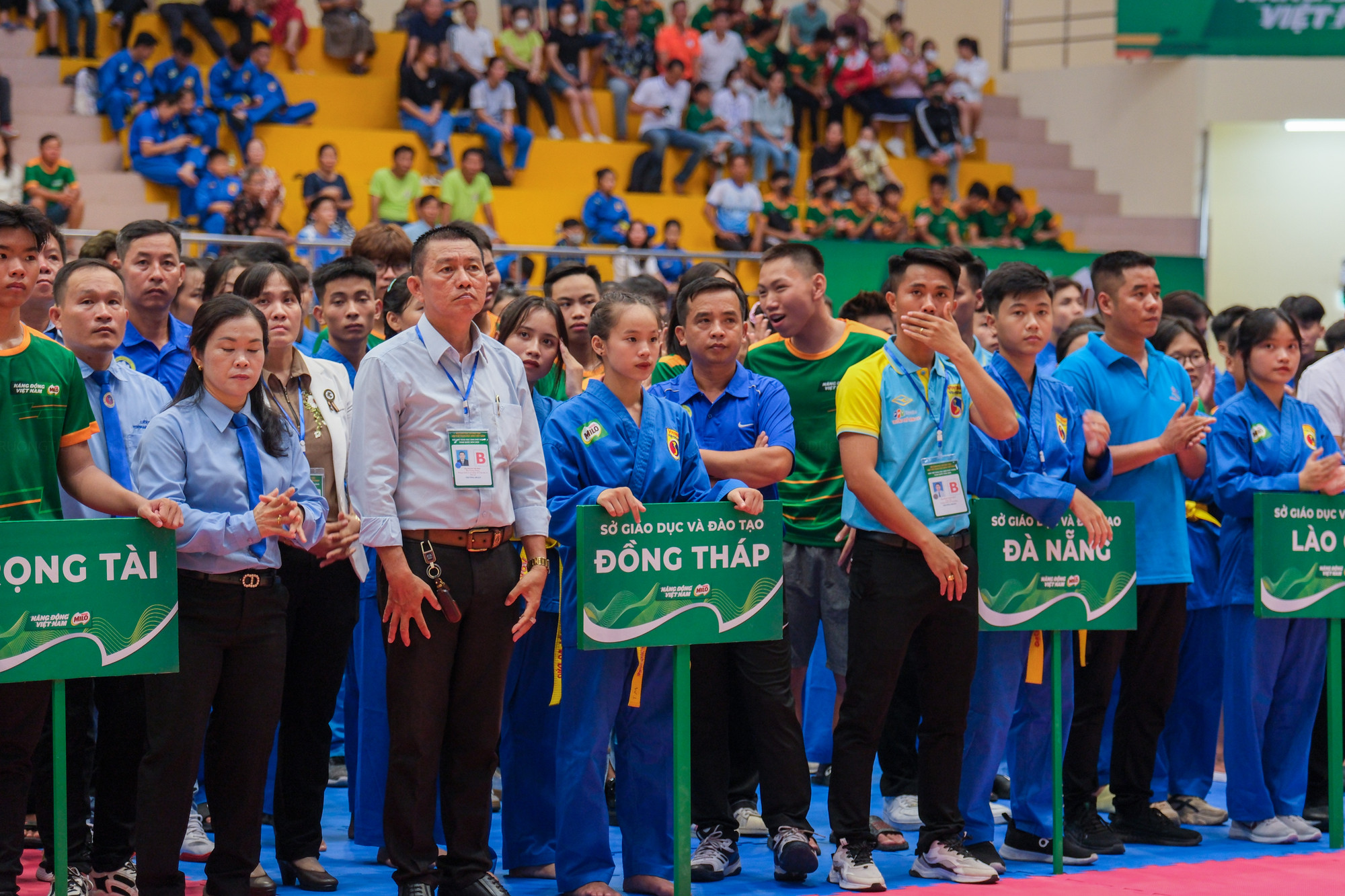 Đoàn chủ nhà Đồng Tháp tham dự với 117 cán bộ, huấn luyện viên và vận động viên. Đoàn chủ nhà Đồng Tháp tham dự với 117 cán bộ, huấn luyện viên và vận động viên.