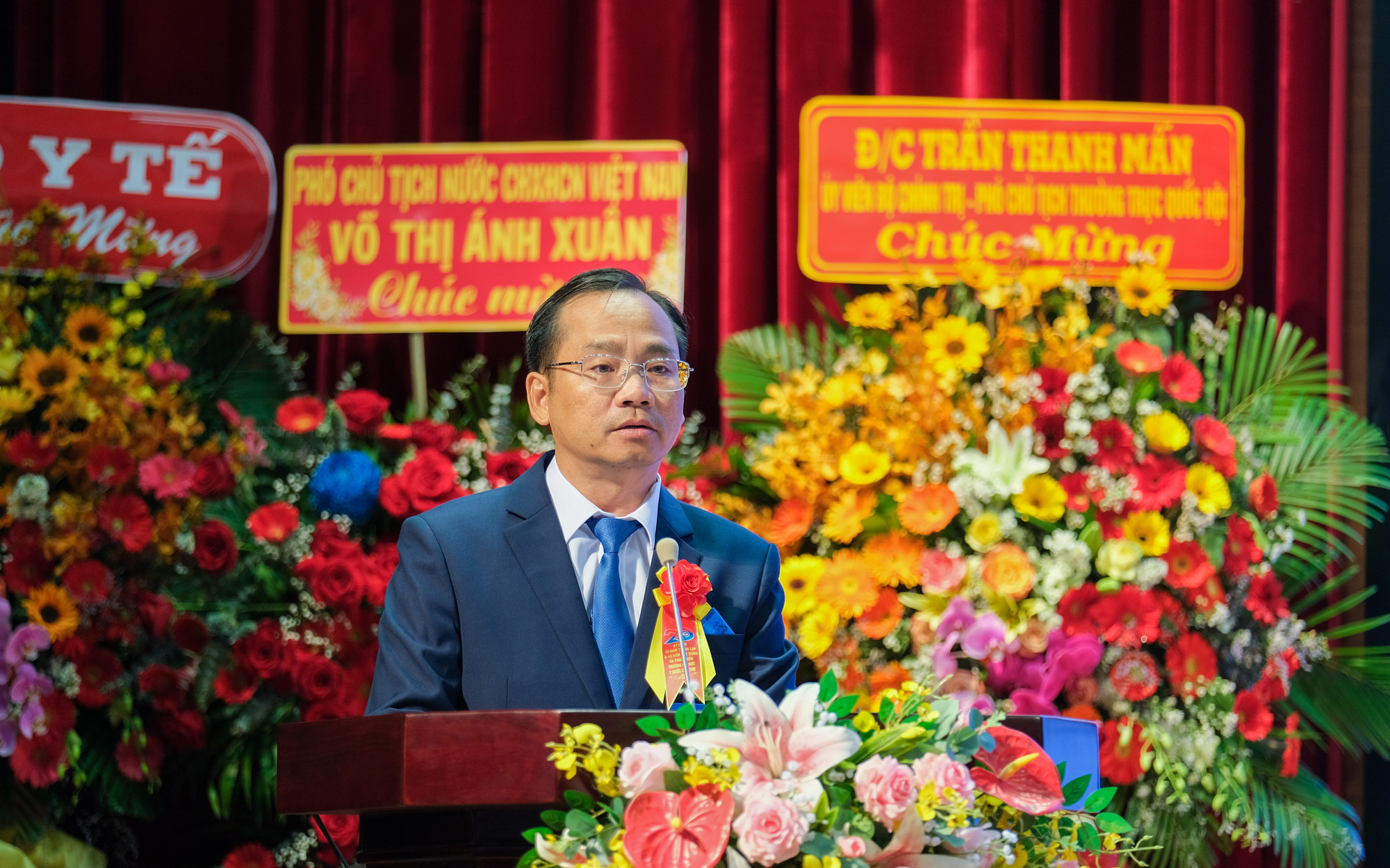 PGS. TS Nguyễn Trung Kiên, Hiệu trưởng Trường ĐH Y Dược Cần Thơ ôn lại lịch sử hình thành nhà trường.