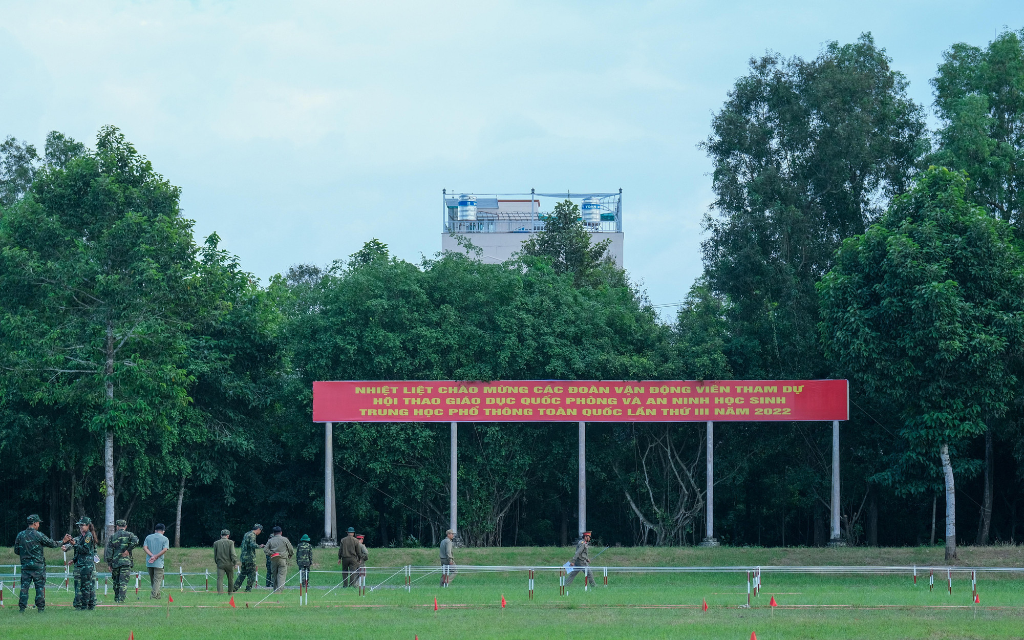 Đoàn đã đến kiểm tra các điều kiện đảm bảo tổ chức tại sân vận động Quân khu 9, phi trường và trường bắn Quân khu 9. Đoàn đã đến kiểm tra các điều kiện đảm bảo tổ chức tại sân vận động Quân khu 9, phi trường và trường bắn Quân khu 9.