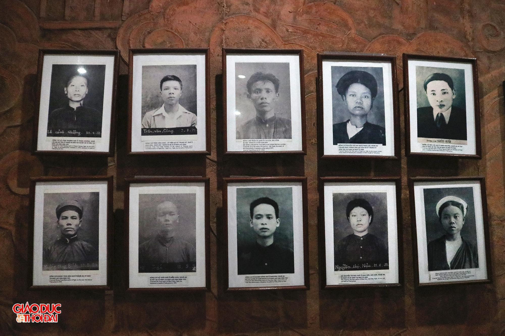 Nhà lao Vinh là nơi đã từng giam giữ nhiều chí sĩ văn thân Cần Vương yêu nước tiêu biểu như cụ Nguyễn Xuân Ôn, cụ Hồ Bá Kiện, bà Trần Thị Trâm, Đội Quyên, Đội Phấn, ông Nguyễn Sinh Khiêm, bà Nguyễn Thị Thanh và hàng nghìn chiến sĩ cộng sản kiên cường như đồng chí Nguyễn Xuân Linh, Nguyễn Duy Trinh, Phan Đăng Lưu, Hồ Tùng Mậu... Nhà lao Vinh là nơi đã từng giam giữ nhiều chí sĩ văn thân Cần Vương yêu nước tiêu biểu như cụ Nguyễn Xuân Ôn, cụ Hồ Bá Kiện, bà Trần Thị Trâm, Đội Quyên, Đội Phấn, ông Nguyễn Sinh Khiêm, bà Nguyễn Thị Thanh và hàng nghìn chiến sĩ cộng sản kiên cường như đồng chí Nguyễn Xuân Linh, Nguyễn Duy Trinh, Phan Đăng Lưu, Hồ Tùng Mậu...
