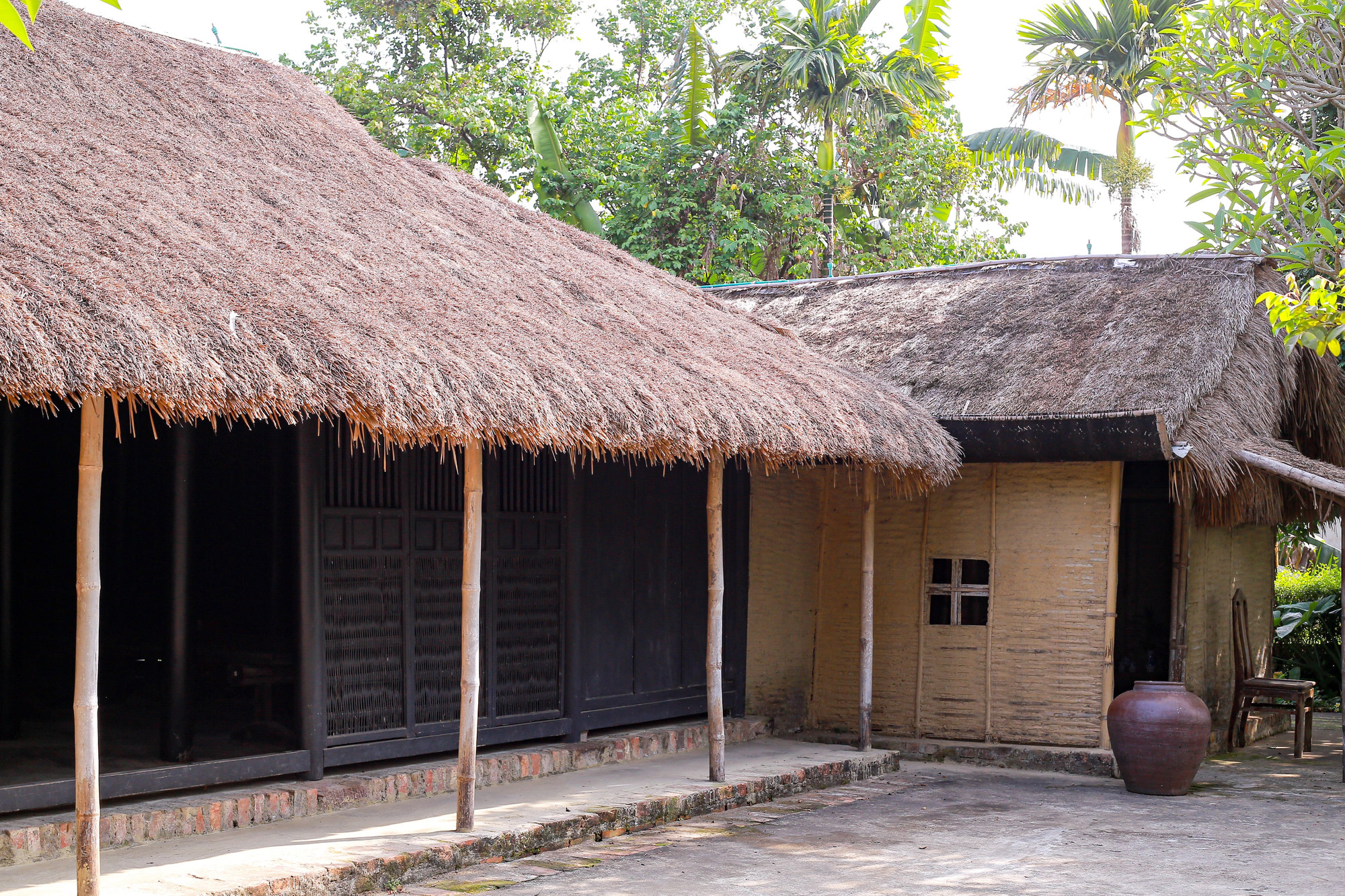 Nhà lưu niệm Bác Hồ ở làng Dương Nỗ, xã Phú Dương, TP Huế.