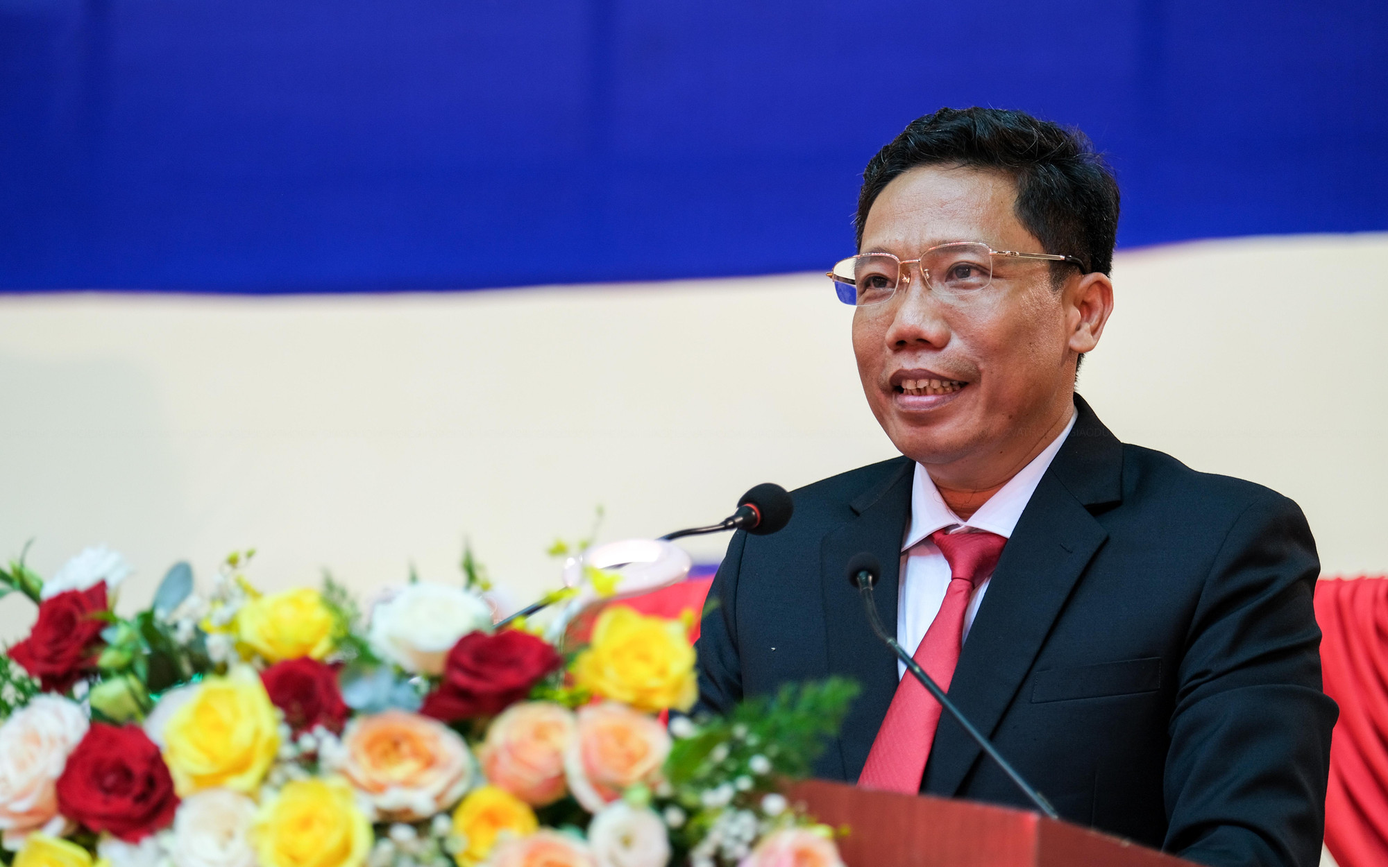 Ông Nguyễn Thực Hiện, Phó Chủ tịch UBND thành phố, Trưởng Ban Chỉ đạo, Ban Tổ chức Đại hội TDTT các cấp tiến tới Đại hội TDTT TP. Cần Thơ lần thứ IX năm 2022 tiếp thu ý kiến lãnh đạo và khai mạc đại hội.