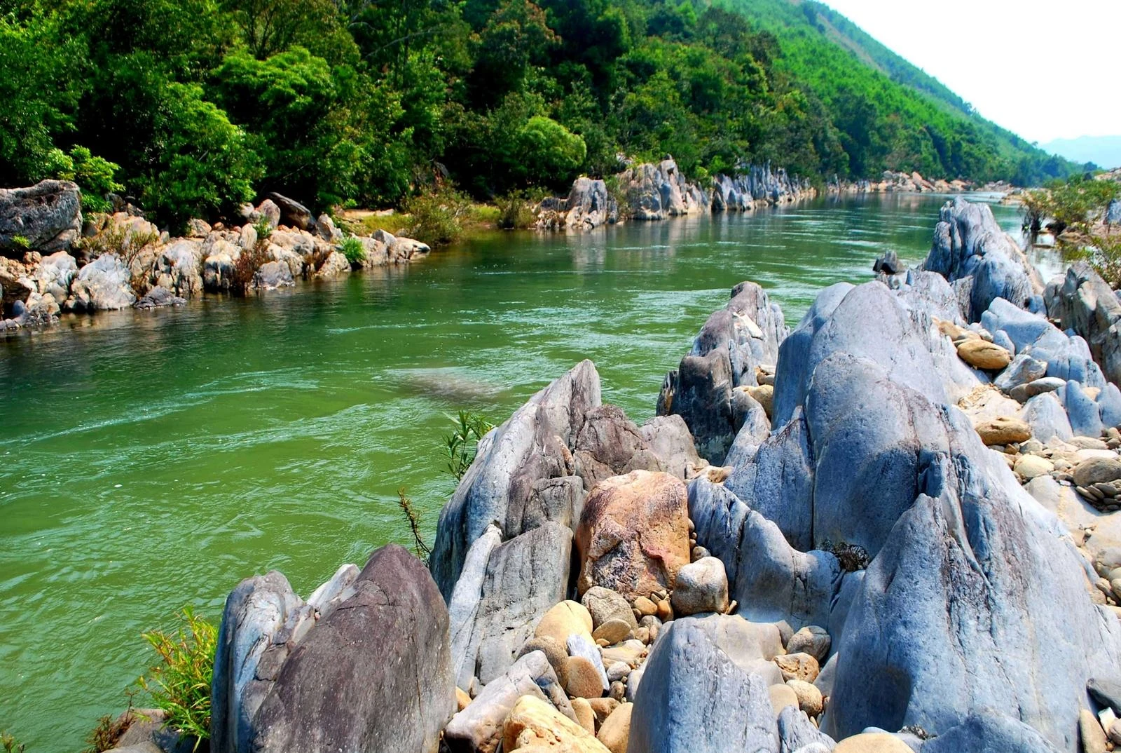 Vịnh Dài trên thượng nguồn sông Cu Đê.