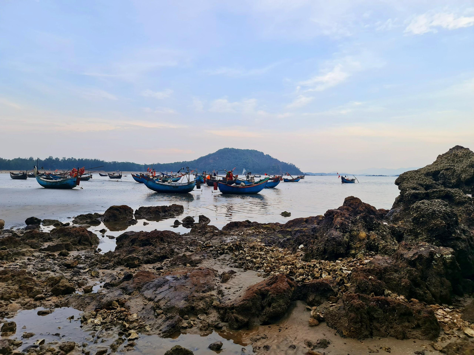 Cảnh bắt ruốc, cào ngao hết sức đời thường, dung dị, cùng hình ảnh những đoàn thuyền đánh bắt hải sản trở về neo đậu trên bờ cát, như vẽ lên một bức tranh thiên nhiên thơ mộng trên vùng biển xứ Nghệ.