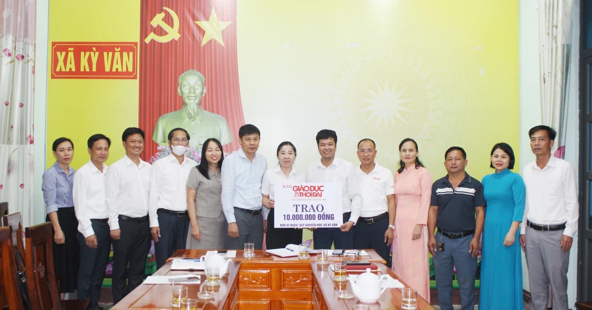 Báo GD&TĐ đồng hành xã Kỳ Văn trong công tác truyền thông, khuyến học