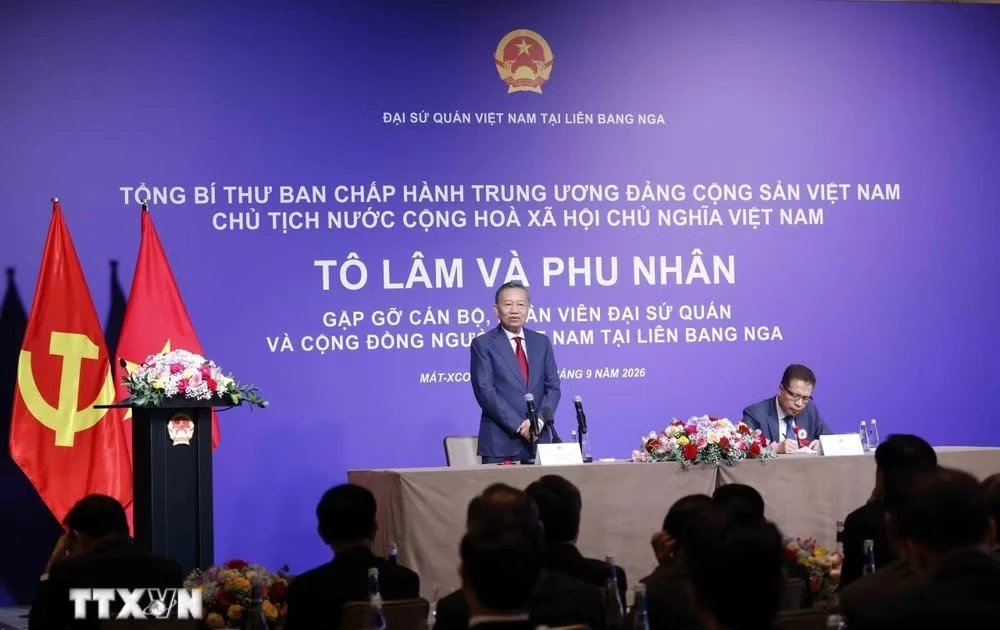 Tổng Bí thư, Chủ tịch nước mong doanh nhân người Việt tại Nga tiếp tục là hạt nhân thúc đẩy hợp tác hai nước