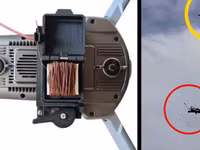 YoYo dùng dây bắt UAV Mavic của Nga.