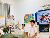 Một giờ học Ngữ văn của học sinh Trường Phổ thông iSchool Long Xuyên.