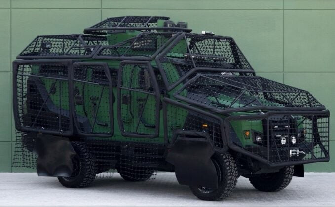 Một xe bọc thép chở quân Jedi. Ảnh: TAC Armored Vehicles