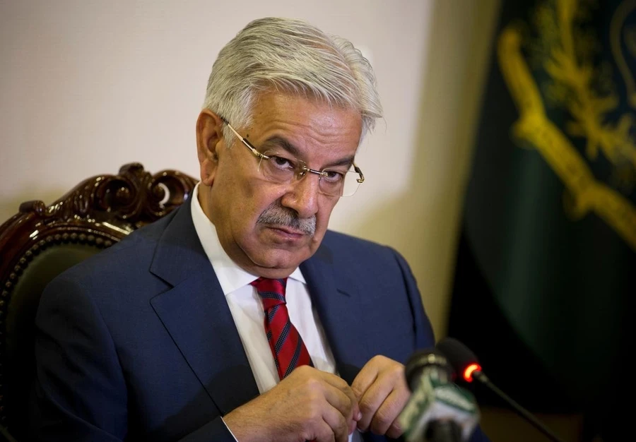 Bộ trưởng Quốc phòng Pakistan Khawaja Asif.