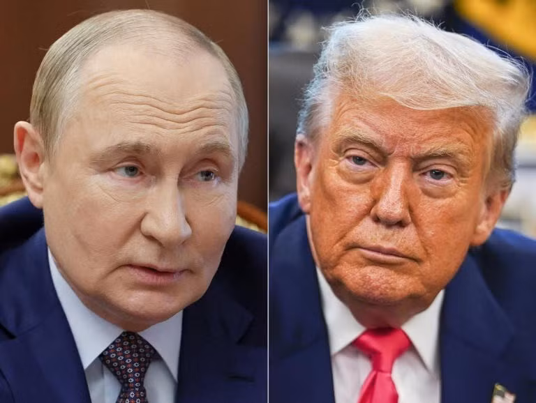 Tổng thống Nga Vladimir Putin và Tổng thống Mỹ Donald Trump.