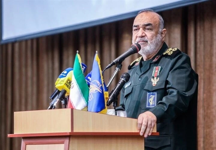 Thiếu tướng Hossein Salami, Tư lệnh Lực lượng Vệ binh Cách mạng Hồi giáo Iran (IRGC).