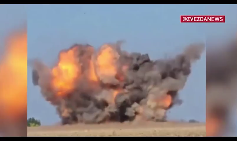 Phá bom mìn từ xa mở hành lang cho khí tài ở Zaporozhzhia