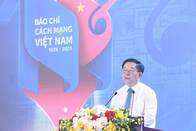 Ủy viên Bộ Chính trị, Bí thư Trung ương Đảng, Trưởng Ban Tuyên giáo và Dân vận Trung ương Nguyễn Trọng Nghĩa. Ảnh: Hải Nguyễn.