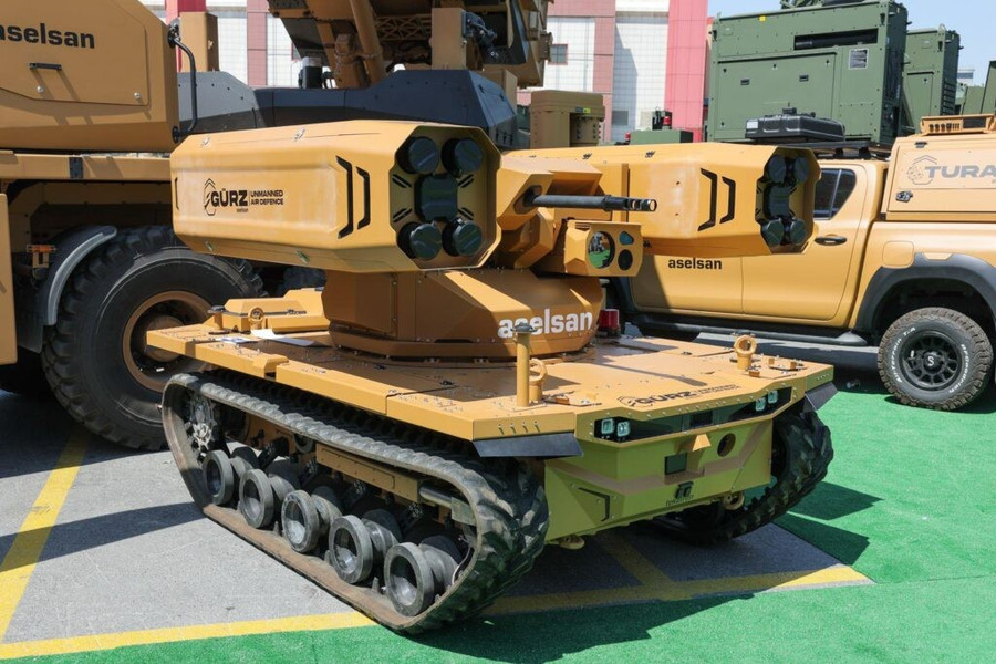 GURZ, giải pháp phòng thủ lai của Aselsan. Ảnh: Aselsan he-lo-he-thong-phong-thu-cua-aselsan-khien-uav-tat-dien-giua-troi-2.jpg