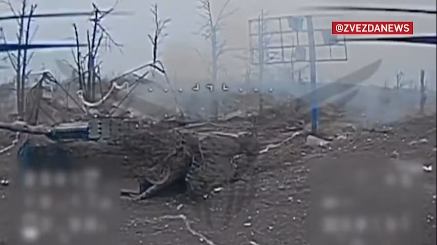 Video drone cảm tử xóa sổ xe tăng M1A1 Abrams gần Krasnoarmeysk