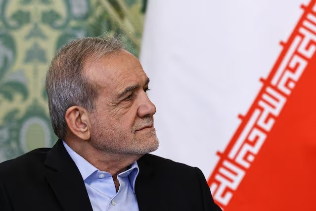 Tổng thống Iran Masoud Pezeshkian. Ảnh: REUTERS.