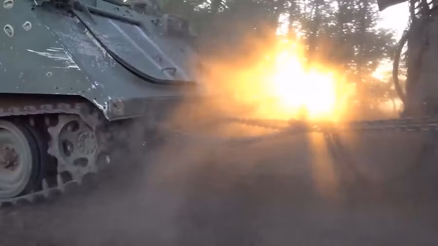 Xe bọc thép M113 bỏ lại chiến trường Zaporozhye được đưa đi nghiên cứu