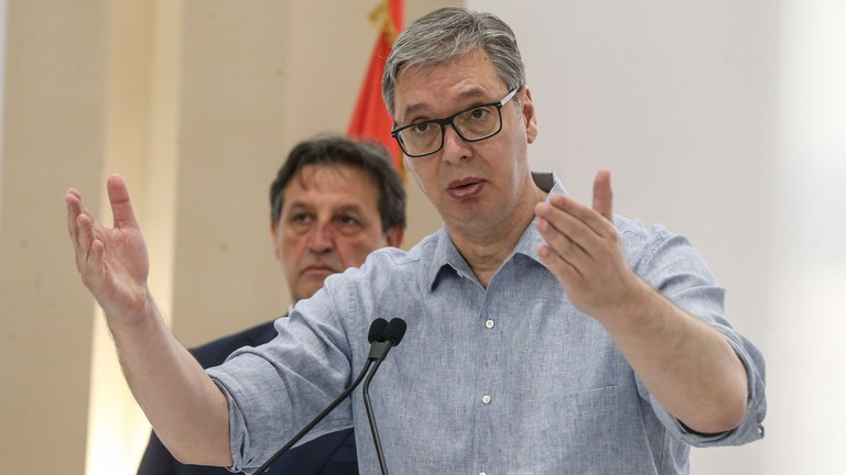 Tổng thống Serbia Aleksandar Vucic.
