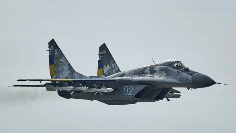 Máy bay chiến đấu MIG-29 của Ukraine. Ảnh: Libkos/Getty Images