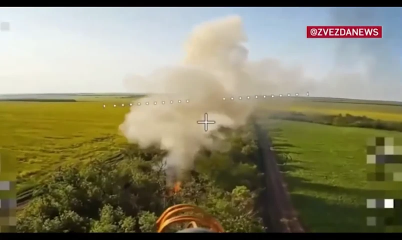 Xem drone FPV phá tan pháo Paladin ở hướng Nam Donetsk