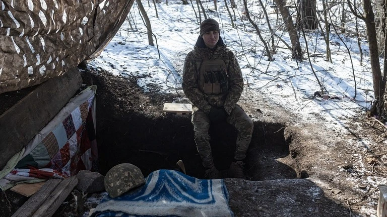 Một người lính vệ binh quốc gia Ukraine. Ảnh: Getty Images