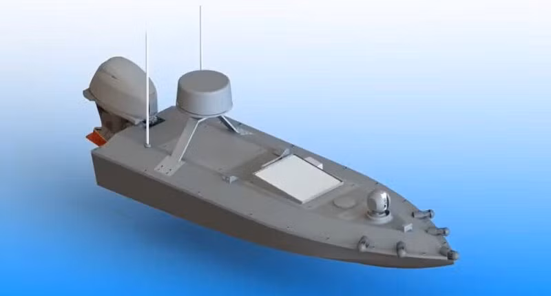 Bản vẽ mô phỏng tàu USV Palid. Ảnh: Đại học bang Mindanao