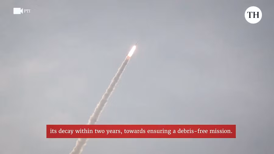 Video tên lửa PSLV-C61 của Ấn Độ bất ngờ gặp sự cố kỹ thuật