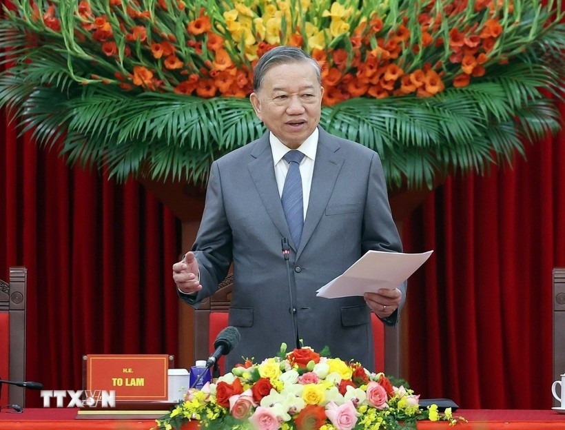 Tổng Bí thư Tô Lâm. (Ảnh: Thống Nhất/TTXVN)