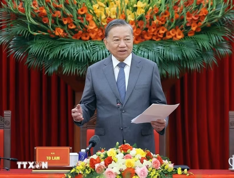 Tổng Bí thư Tô Lâm. (Ảnh: Thống Nhất/TTXVN)