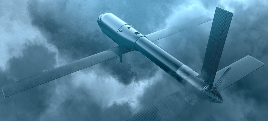 Switchblade 600 được đặt trong ống phóng trước khi khai hỏa. — Ảnh: AeroVironment.