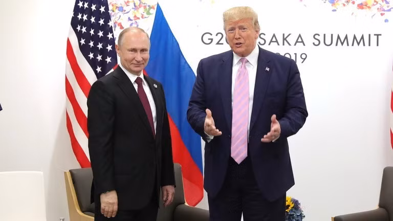 Tổng thống Nga Vladimir Putin và Tổng thống Mỹ Donald Trump. (Ảnh: Văn phòng Báo chí Điện Kremlin)