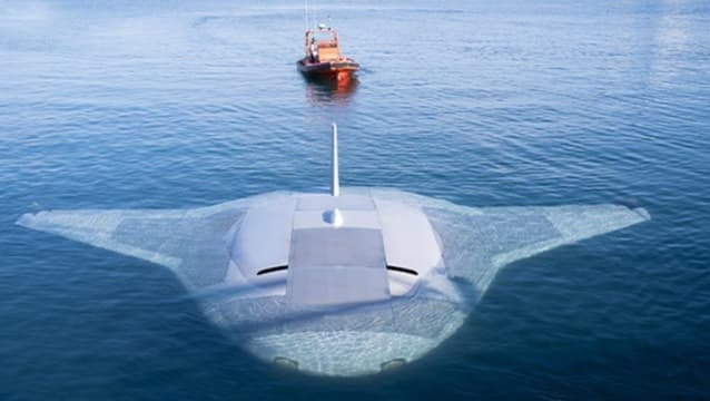 Cơ quan các dự án nghiên cứu quốc phòng tiên tiến (DARPA) đã tiến hành chương trình Manta Ray, nhằm mục đích xác nhận một loại phương tiện không người lái dưới nước mới có khả năng hoạt động siêu bền. he-lo-quai-vat-duoi-day-bien-mang-dau-dan-cho-su-menh-tuyet-mat-2.jpg
